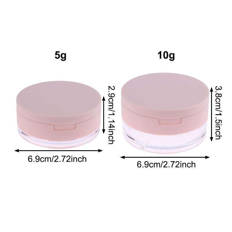 5/10G Empty Air Cushion Puff Box With Powder Puff Mirror Elastic Mesh Portable Makeup Case Container For Loose Powder