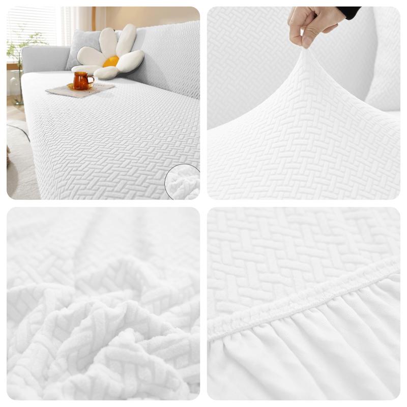 Jacquard Sofa Cover For Living Room Elastic Thick Jacquard Sofa Cover For Sofa L-shaped Corner Sofa Covers 1/2/3/4/5 Seater