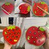 Wooden Catching Worms Game Color Sorting Educational Apple Game  For Toddlers