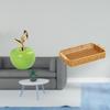 Ceramic Figurine Fruit Sculpture Ornament for Home Decoration And Woven Baskets Snack Serving