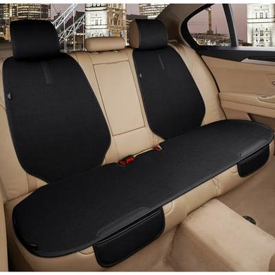 Comfortable Linen Car Seat Cover Cushion Anti Scratch Automotive Seat Protector Cushion Auto Seat Pad Universal for Sedan Suv