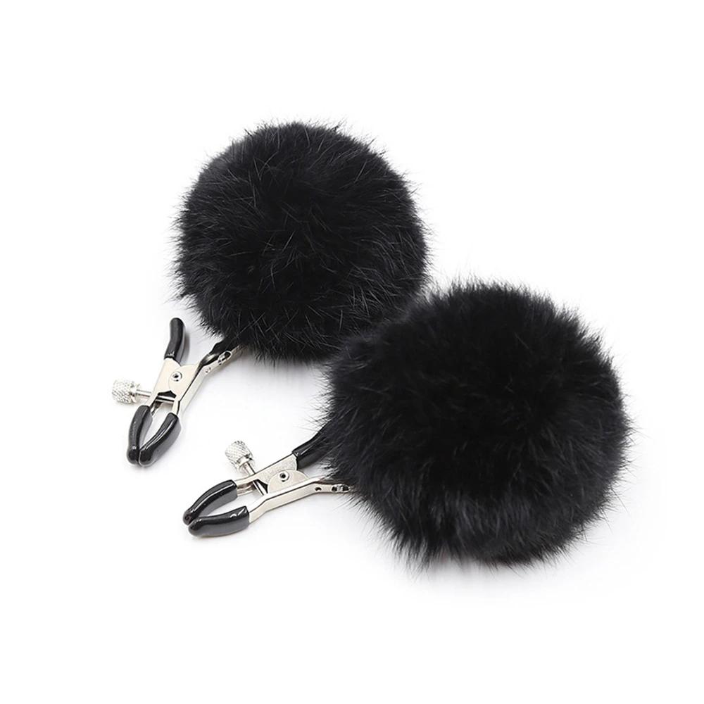 Nipple Clamps Clips Mouth Plugs Collars Choker Vagina Clip Bondage Set Kink Fetish Erotic Flirting for Woman Adult Sex Toys