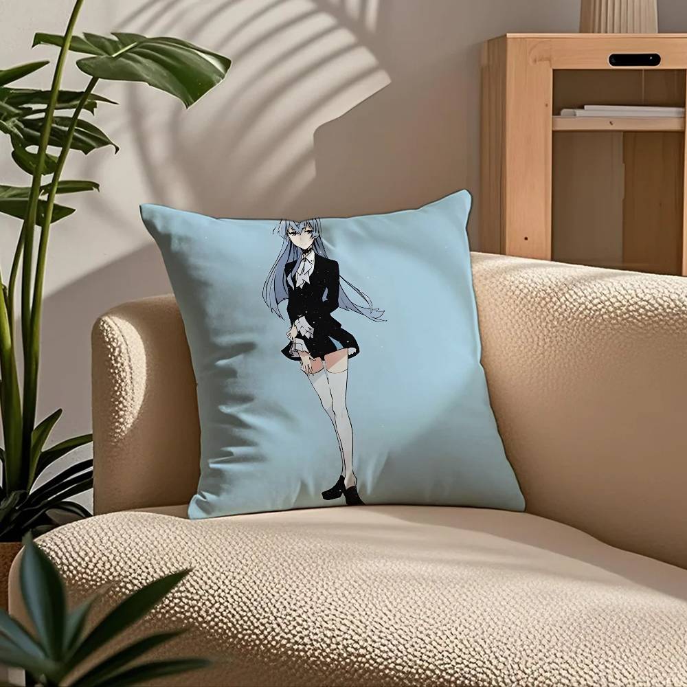 K-Kiznaiver Anime Pillow Case Comfort Sofa Bed Silky elegant Invisible zipper Custom Decorative cushion cover