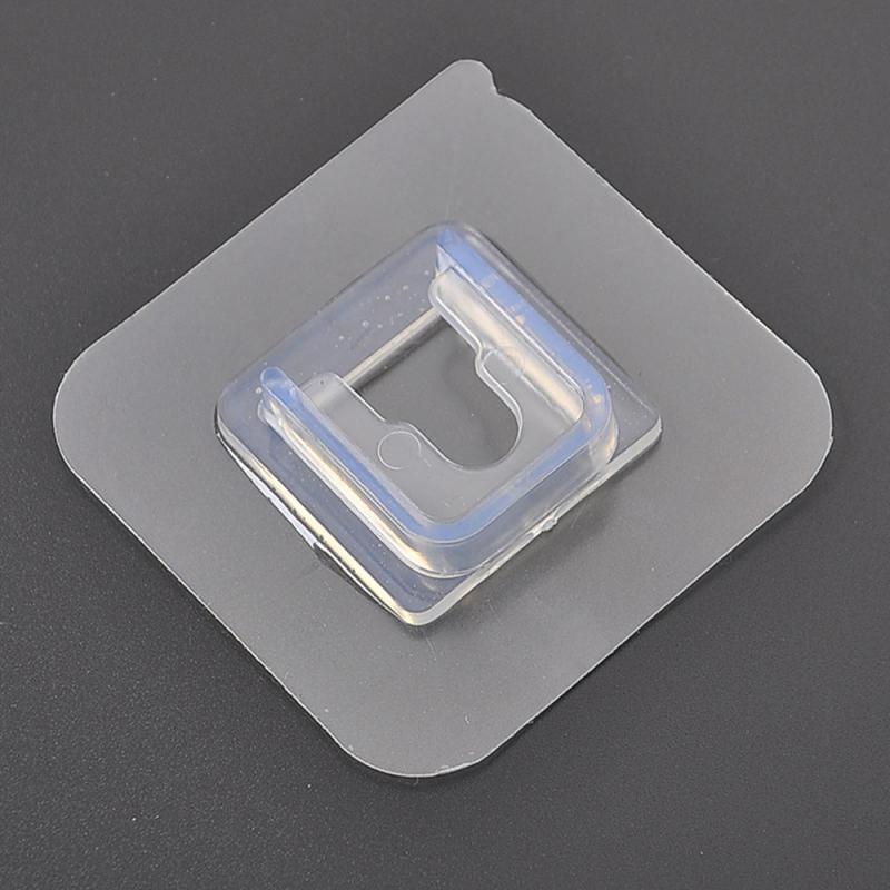 Waterproof Strong Adhesive Hook Shelf Sticker for Bathroom Kitchen Wall Shelf Rack Sticking Screw Hanger