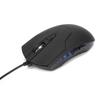 Wired Mouse Blue Backlit Type C Ergonomic Multimedia Keys Adjustable DPI Gaming Mouse for Gaming Office Study