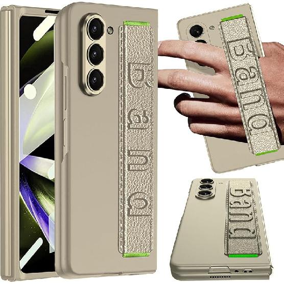 NINKI Compatible Samsung Galaxy Z Fold 6 Case Carbon Fiber with Strap,Shockproof Slim Cover Screen Protector Case for Samsung Z Fold 6 Phone Case