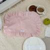 Minimalist Stripe Ruffle Placemat Coffee Table Mat, Baking Food Photography Napkin Home Desktop Decoration