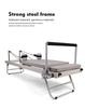 Velké skládací Pilates Reformer vybavení Core Yoga postel Domácí fitness hubnutí Ocel ABS oceli materiál Pilates stroj