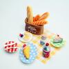 1Set Dollhouse Mini Breakfast Play Dim Sum Bread Jam Plate Model Miniature Kitchen Cooking Baking Model Diy Doll Accessories