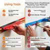 Heavy-Duty Wall Cleaning Scraper Ergonomic Handle Wall Covering Removal Scraping  Wall Trim