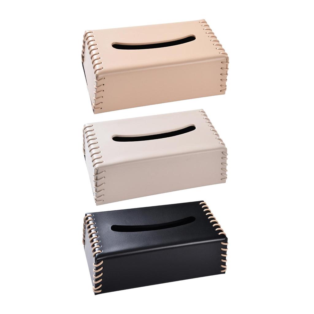 Bathroom Toilet Paper Holder Modern Tissue Box for Living Room Home Light Pink