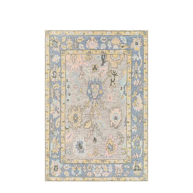 Vintage Boho Living Room Carpet Traditional French Luxury Rugs for Home Decor Popular Fashion Non Slip Coffee Table Floor Mats
