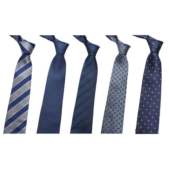 Men Tie Formal Striped Spotted Print Groom Wedding Tie Pointed High-End Style Business Necktie Outfit Accessory
