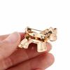 Zinc Zinc Alloy Zinc Zinc Alloy Horse Brooch Drip Oil Brooch Animal Lapel Pins Retro Zodiac Horse Brooches  Unisex