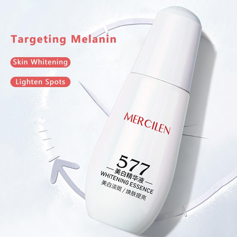 MERCILEN 577 Whitening Essence 50ml Brightens Skin Tone and Softens Skin Arbutin Stock Essence