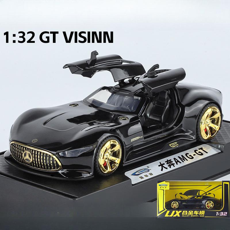1/32 Mercedes-Benz AMG Vision GT Alloy Model Car Toy Diecasts Metal Casting Sound and Light Car Toys for Children Vehicle