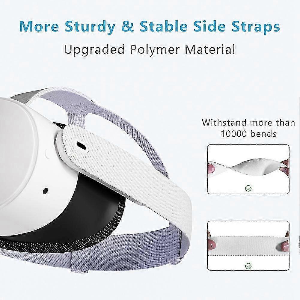 Head Strap for Meta Quest 3/3S VR Headset Headband Strap for Oculus Quest 3/3S Adjustable Headwear VR Accessories