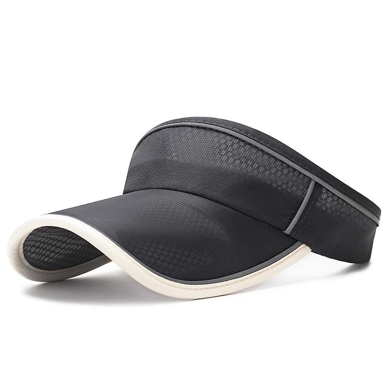 New Summer Sports Women Mesh Air Sun Hats Reflective Visor UV Protection Top Empty id Outdoor Men Golf Running Sunscreen Cap