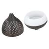 Water Drop Hollow Humidifier Aroma Diffuser Wood Grain Remote Control Air Humidifier with Colorful Night Light for Home