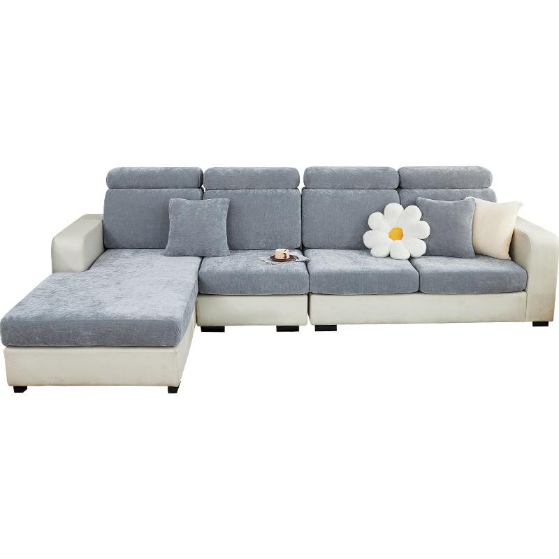 

Всесезонный чехол для дивана из синели Универсальный универсальный чехол Эластичный нескользящий чехол для диванной подушки с защитой от кошачьих когтей