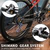 DUOTTS E29 electric bicycle, Bafang 250W motor, 48V 13.5Ah battery, full suspension, 27.5-inch tires, hydraulic brakes, range of 45-90 kilometers.