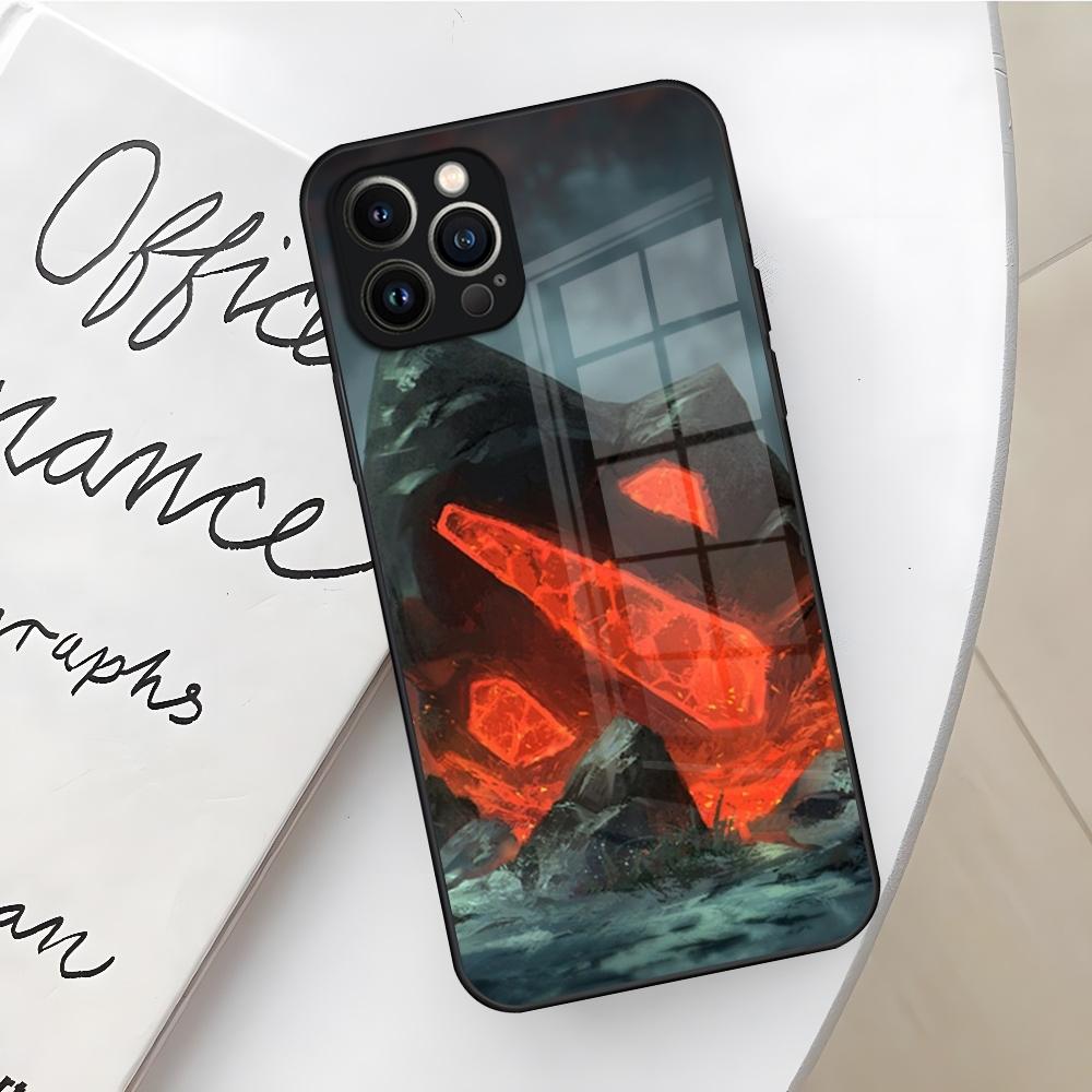 Game Dota 2 Logo Phone Case for Iphone 17 16 Air 15 14 12 11 13 Pro Max Mini X Xr Xs Se Puls glass Cover