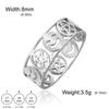 Lemegeton Pentagram Smile Symbol Rings Stainless Steel Fashion Geometric Rings for Women Men Good Lucky Jewelry Gift Wholesale