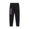 Foreign trade new rainbow color matching letter embroidery velvet loose hooded sweater casual trousers set men and women the same style
