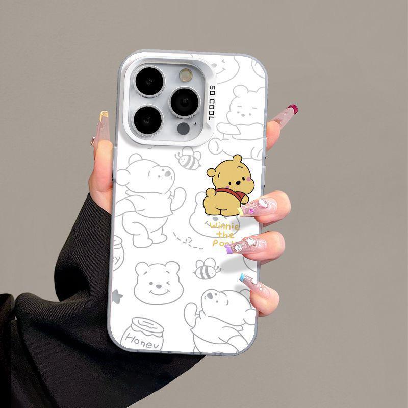 Compatible with Apple 15/14/13 Phone Cases, iPhone 11/12 Pro Max, Strawberry Bear XS Full Coverage, XR Cartoon 78P