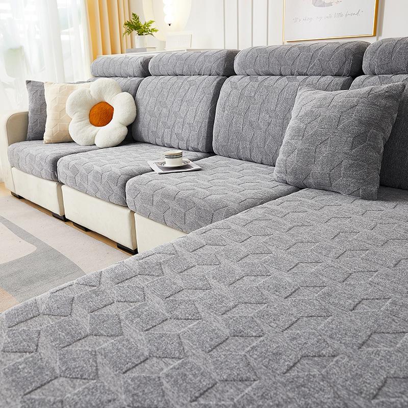 Small Fresh Sofa Cover, All-inclusive Universal Cover, New Style for All Seasons, Anti-cat Scratch, Anti-slip Elastic Sofa Cover