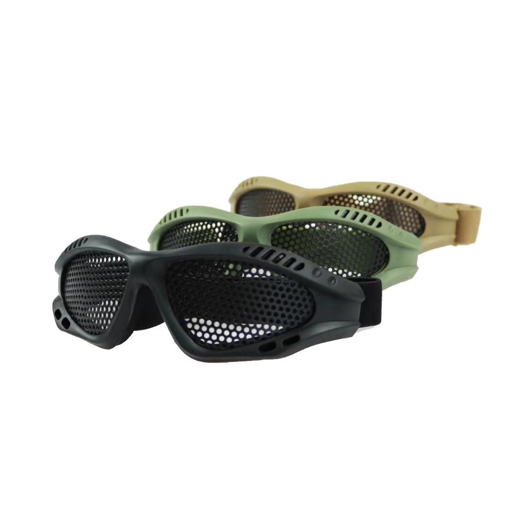 

Триколірні тактичні сітчасті окуляри, стійкі до ударів Green