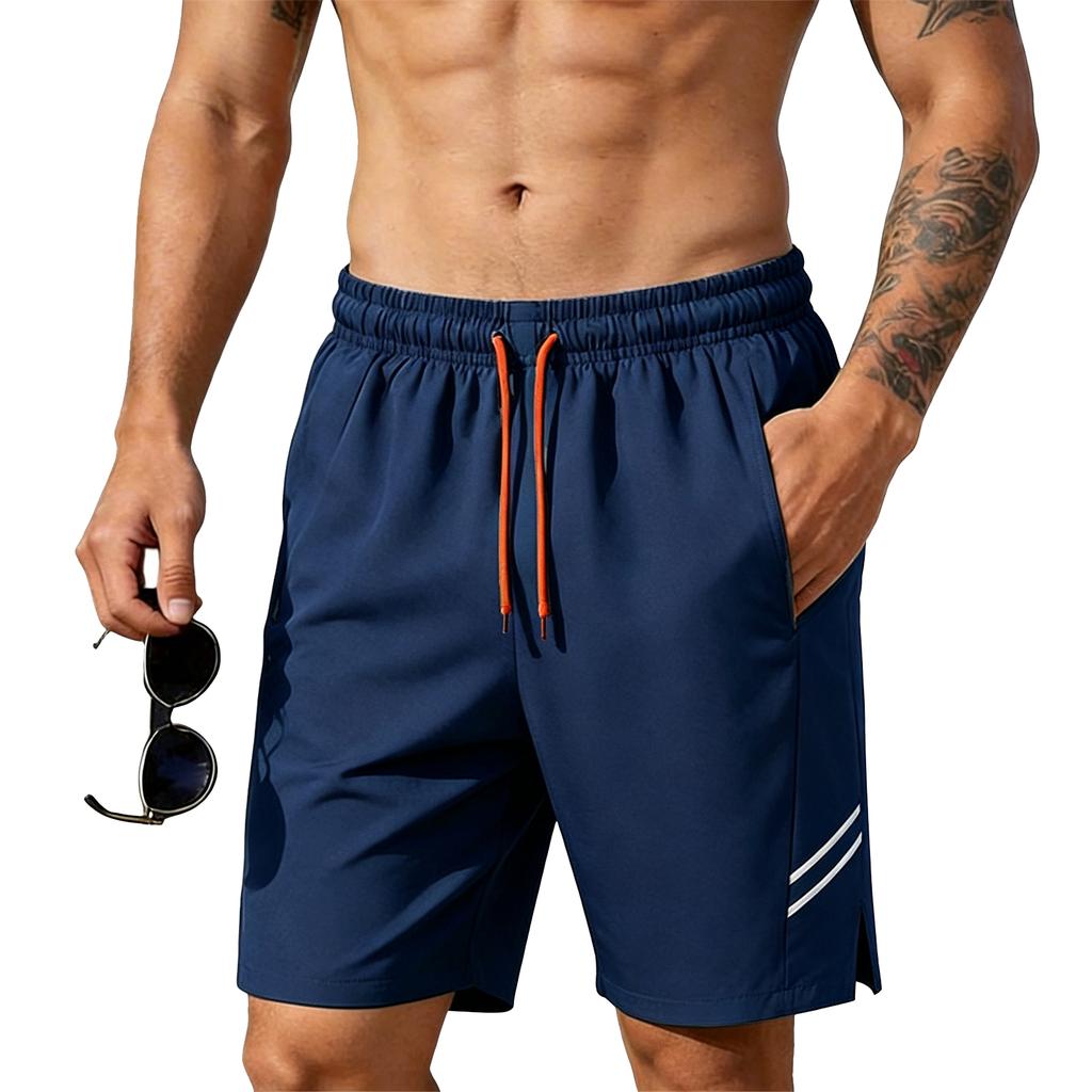 Couple's Sunscreen Shorts Running Sports Loose Beach Pants