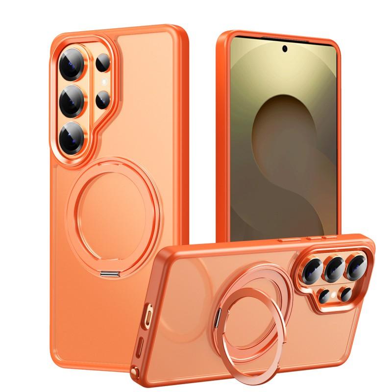 Magnetic Phone Case With 360 Rotating Kickstand Galaxy S26 Ultra S25 TPUPC Shockproof Cover Wireless