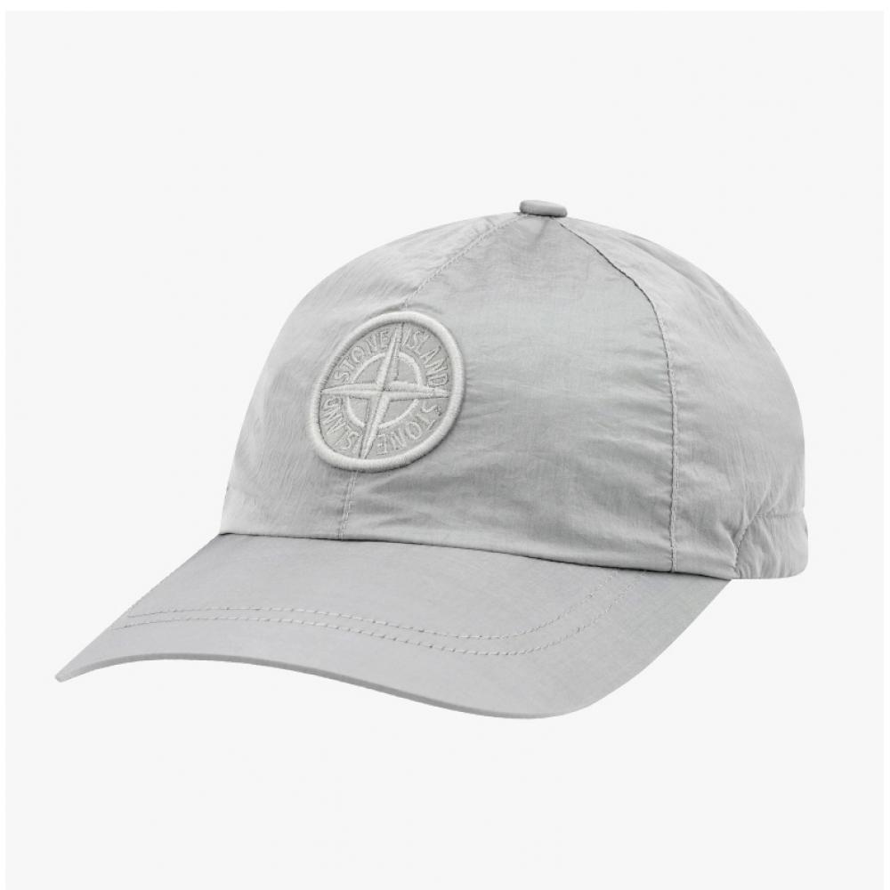 Stone Island Eco Nylon Metal Compass Logo Embroidered Cap K2s159100011 S0076 V0061