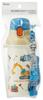 Skater Water Bottle for Children, 480ml, Direct Drink, Plastic, One-Touch Opening, Dishwasher Safe, Made in Japan, "Working Vehicles" (PSB5SANAG-A)
