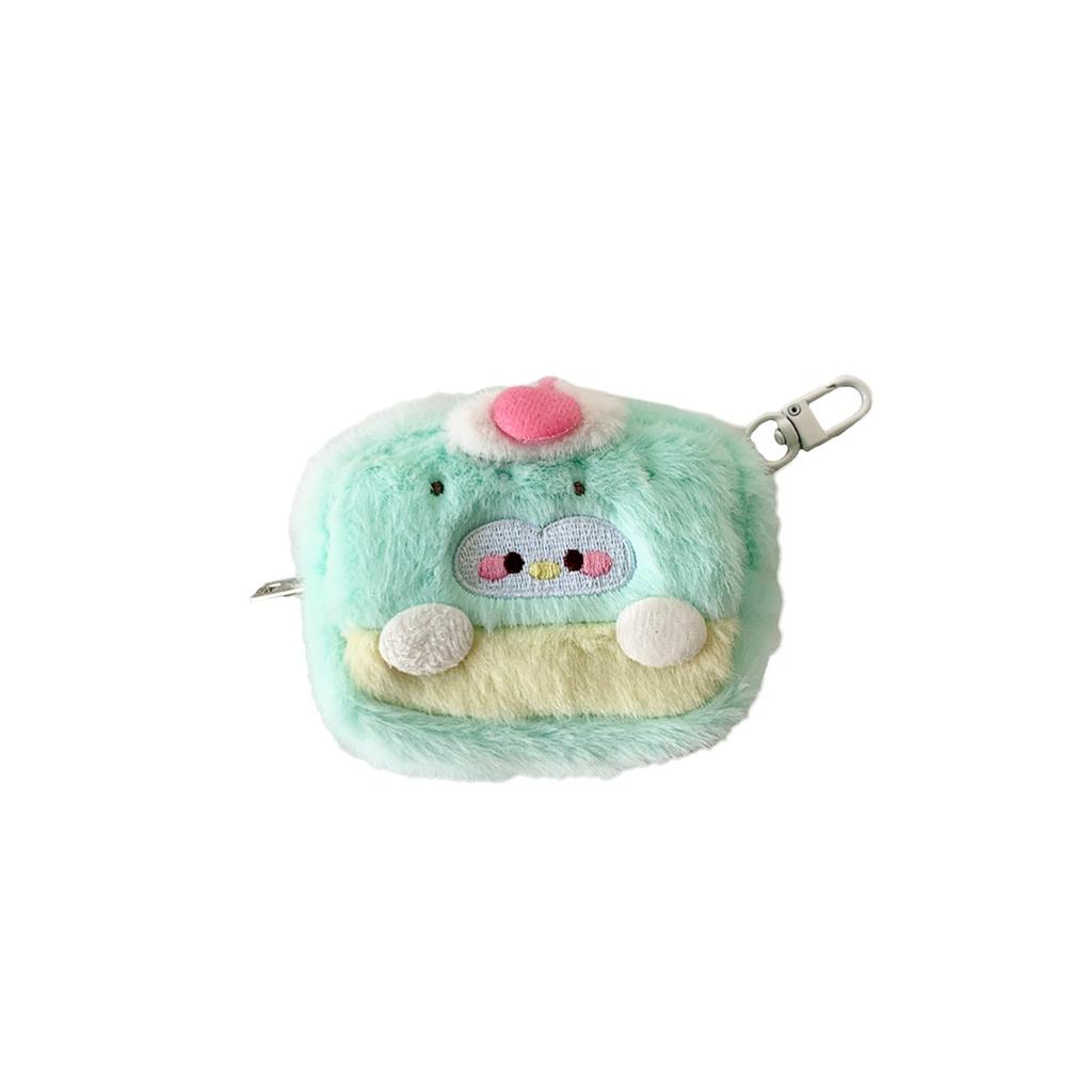Plush Earphone Storage Bag Girl Cute Plush Coin Purse Portable Pocket Earphone Cover
