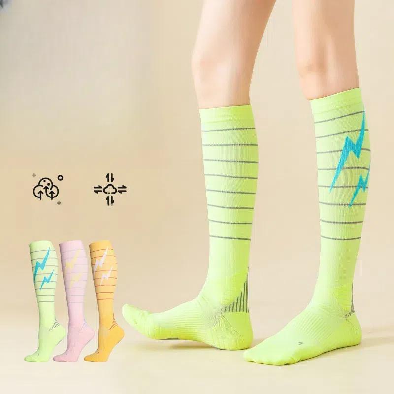 

Гольфы из медицинского хлопка - 15-20 мм рт. ст. Градуированные компрессионные носки - Мягкие и дышащие поддерживающие носки, унисекс