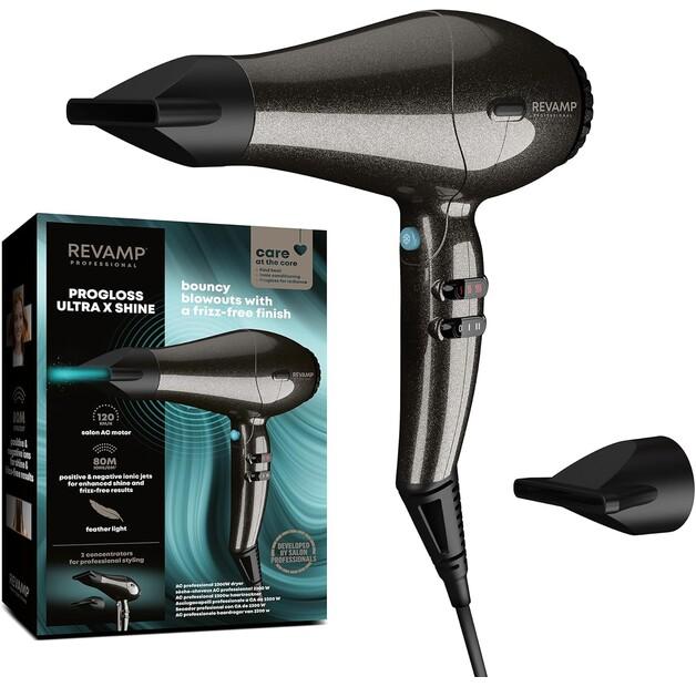 Фен Revamp DR-3950-EU Progloss Featherlite Ultra X Shine schwarz