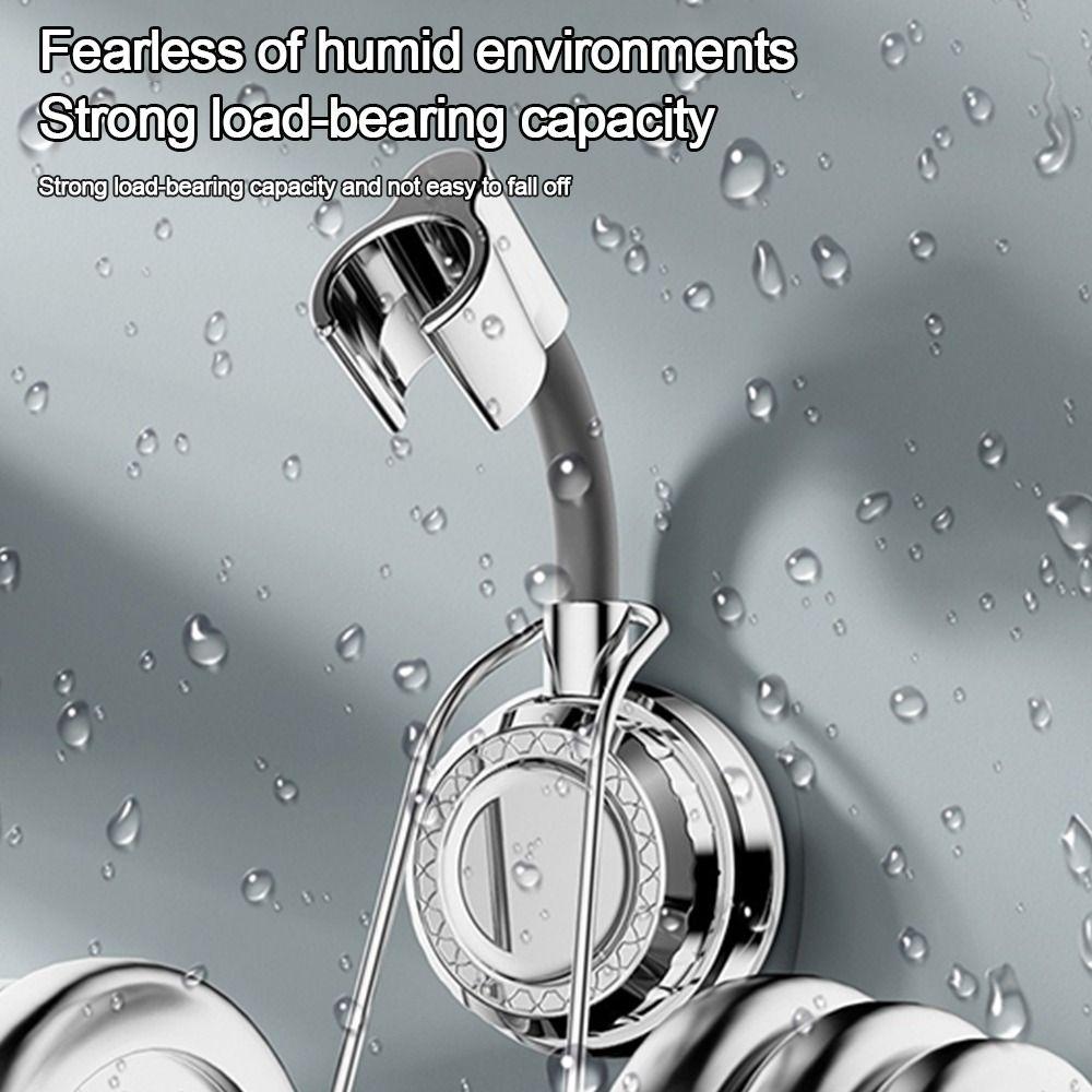 Verstellbare Duschkopfhalterung Wandmontiert Handbrausehalter Badezimmerzubehör