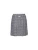 General Idea Square Embossed Mini Skirt [Navy] / Wbd2L56531