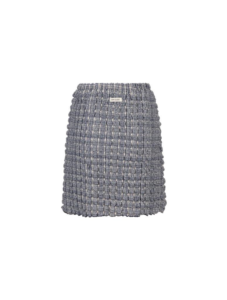General Idea Square Embossed Mini Skirt [Navy] / Wbd2L56531