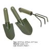 3Pcs/Set Household Shovel Smooth Surface Not Easy To Rust Gardening Tools Sturdy Shovel Rake Set Outdoor