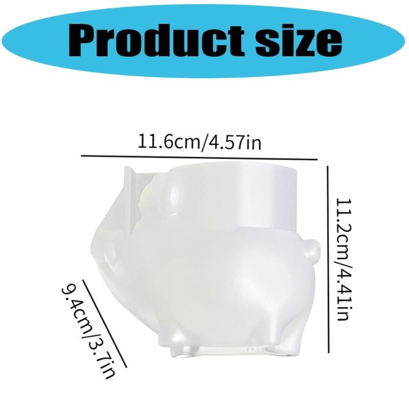 Wild Boar Silicone Mold Resin Crafts Molds Planter Flexible Reusable Mold for Creating Unique Decorative Items and Gifts
