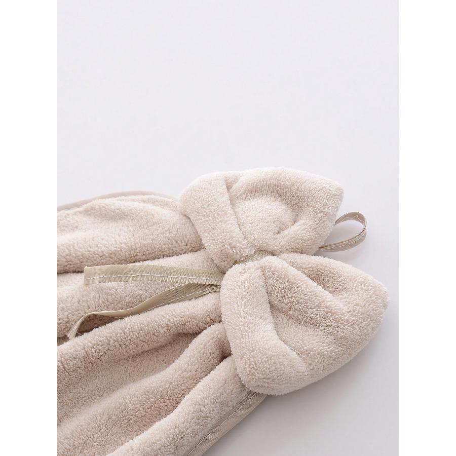 Striped Pattern Bow Decor Washcloth, Modern Color Block Hand Towel for Bathroom Home Bathroom Decor Back To School