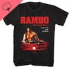 John Rambo Printed Tshirt Top Unisex Loose Comfort Tees 2025 Summer New Style Casual Clothing Oversized T Shirts 100 Cotton
