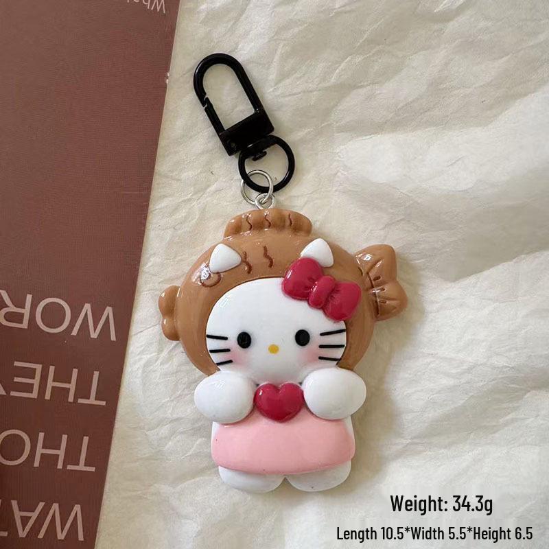 

Glossy Handmade Resin Kitten Keychain Jewelry Kit