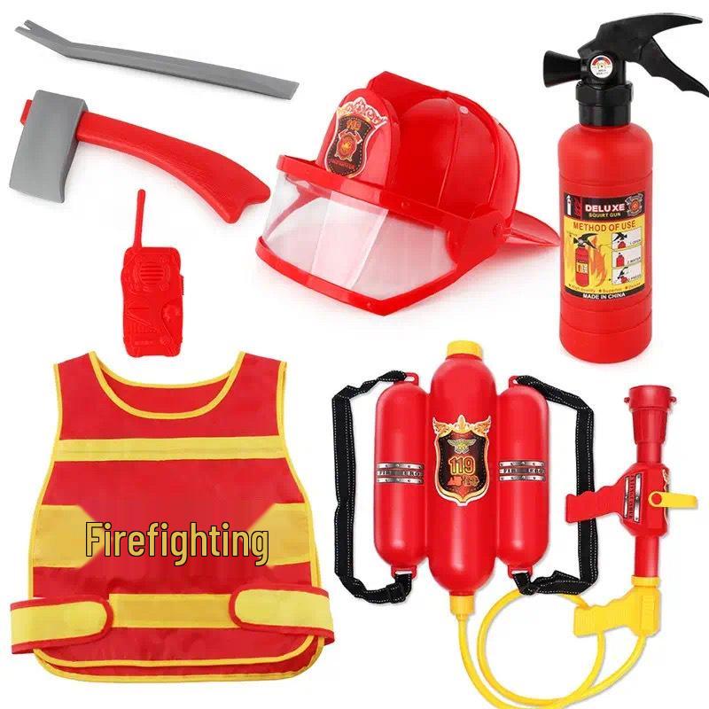 Kids' Pump-Action Fire Hose Water Blaster Toy for Summer Fun