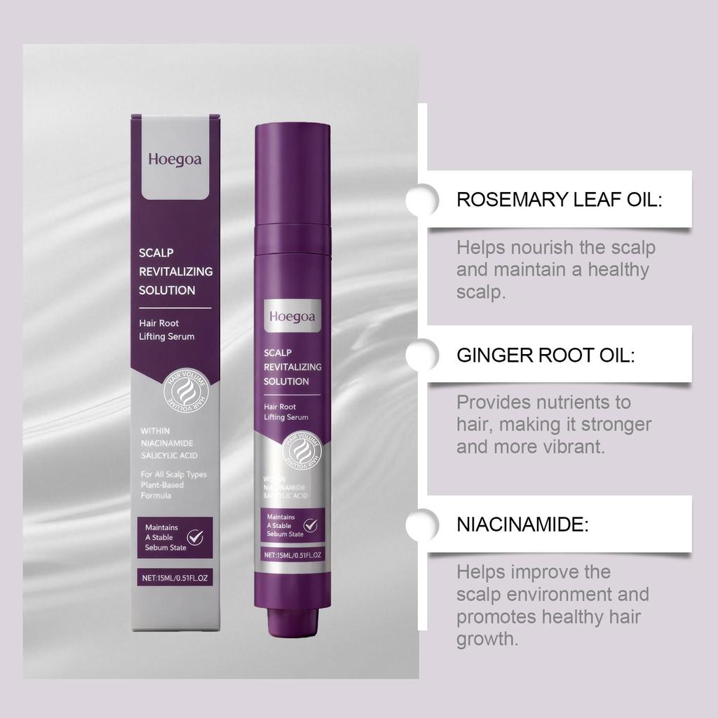 Refreshing Deep Nourishing Hair Essence - Nourishes Damaged Roots, Strengthens Follicles, Prevents Hair Loss & Enhances Shine