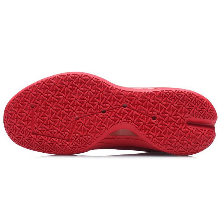 New LiNing Speed 7 Cushioning Wear Resistant Breathable Supportive Low Top Basketball Shoes Men's Red ABPR007-4