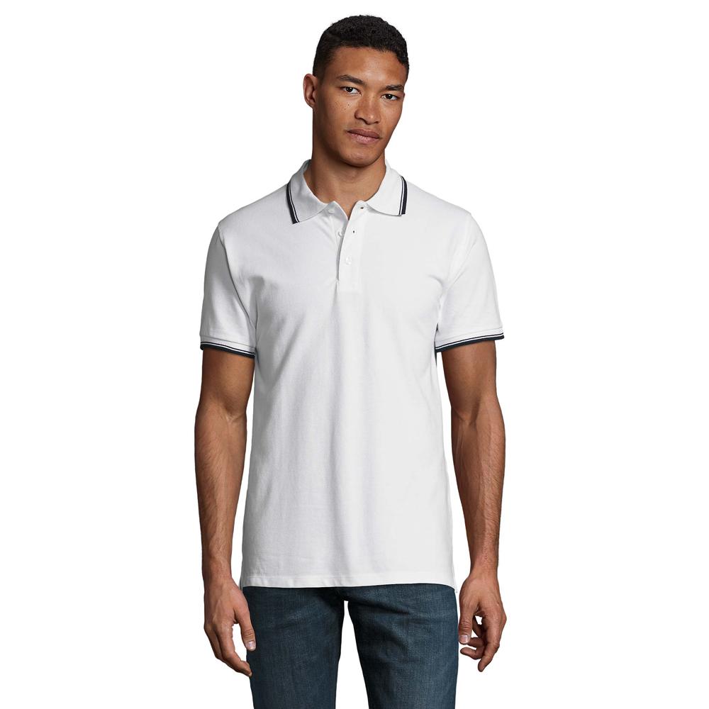 SOLS Mens Practice Contrast Polo Shirt